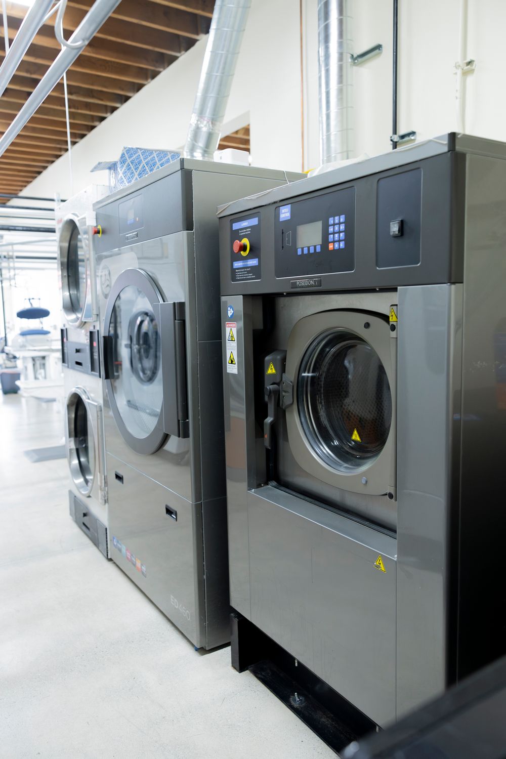 Commercial washing machines